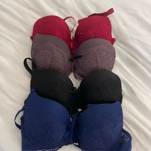 4 piece bra set